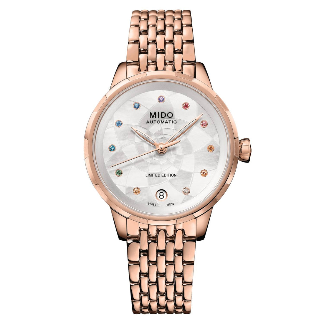 Orologio Mido Donna Automatico Limited Edition Madreperla Zaffiri M0432073310900