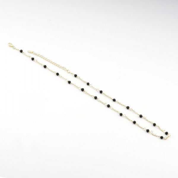 Collana Donna Cameo Italiano Argento Dorato 925 Girocollo CCX45-G NERO