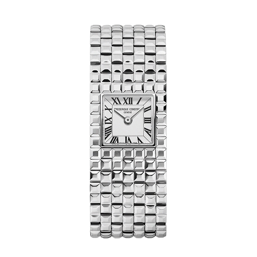 Orologio Unisex Frederique Constant Manchette Bianco Quarzo FC-200WR1MC6B