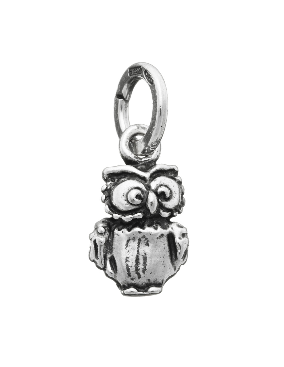 Charm Unisex Giovanni Raspini Argento 925 Gufetto Realizzata A Mano 07649