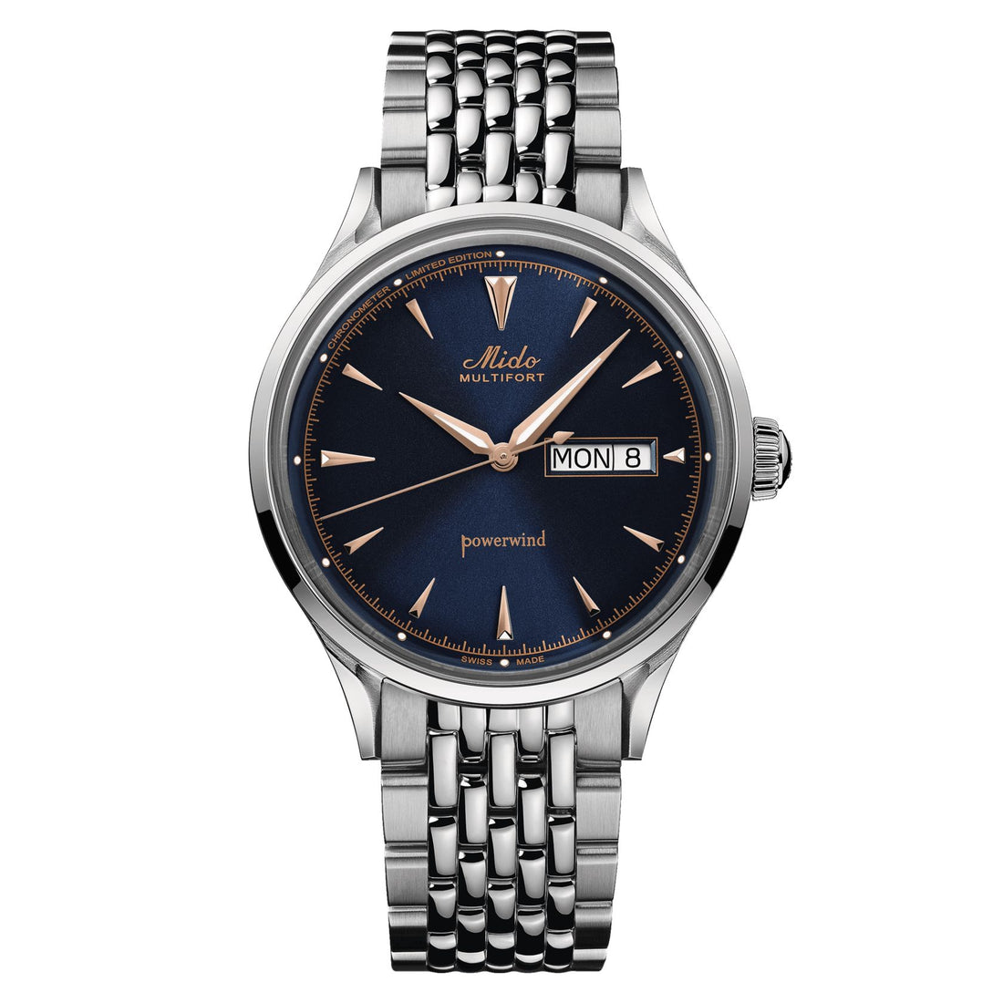 Orologio Uomo Mido Automatico Doppia Data Cosc Limited Edition M0404081104100