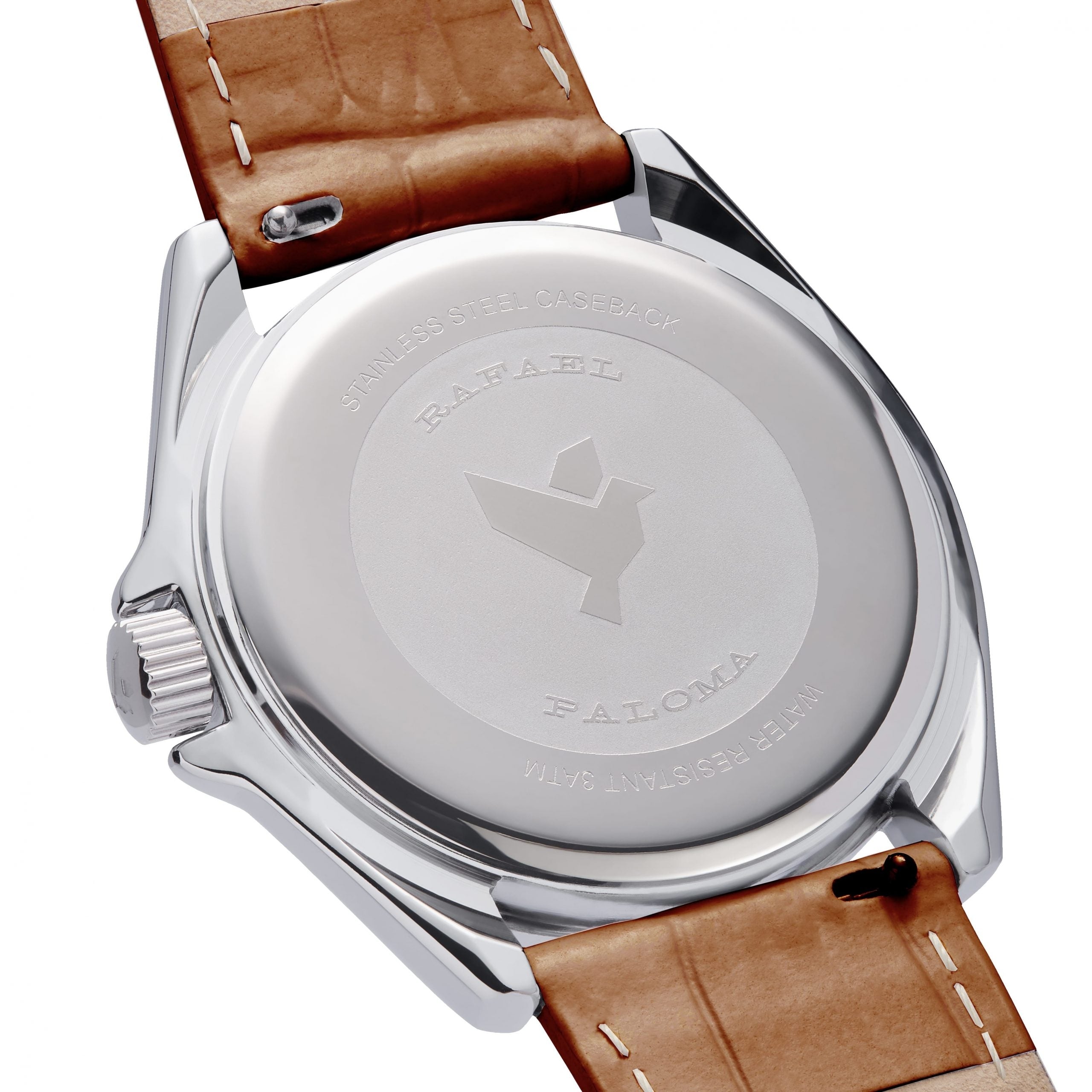Orologio Uomo Acciaio  e cinturino pelle ORP001001