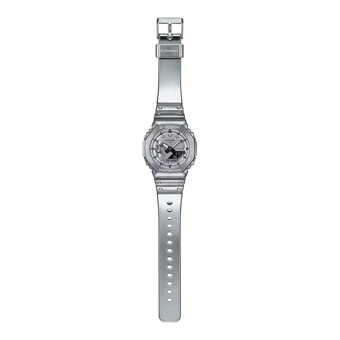 Orologio Uomo Casio G-SHOCK Resina Flex Argentata GM-2100YM-8AER