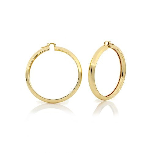 Orecchini Donna Unoaerre Bronzo Dorato Cerchio Lucido 501555