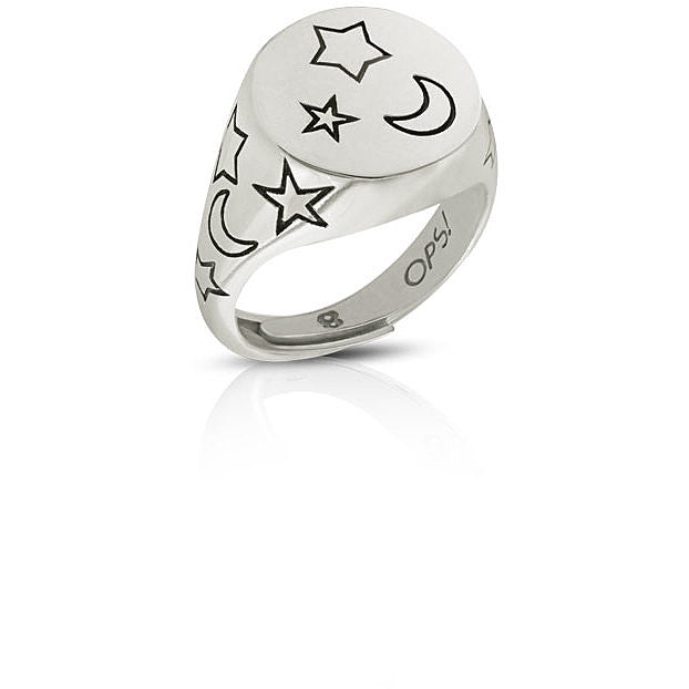 Anello Donna Ops Objects Argento 925 Intarsi Luna E Stelle  OPS-ICG20