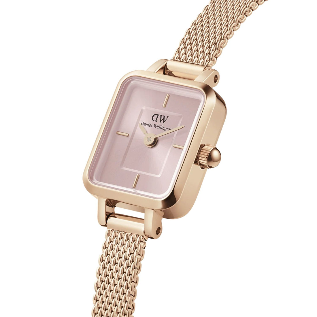 Orologio Donna Daniel Wellington Quadro Mini Acciaio Rosè  DW00100650