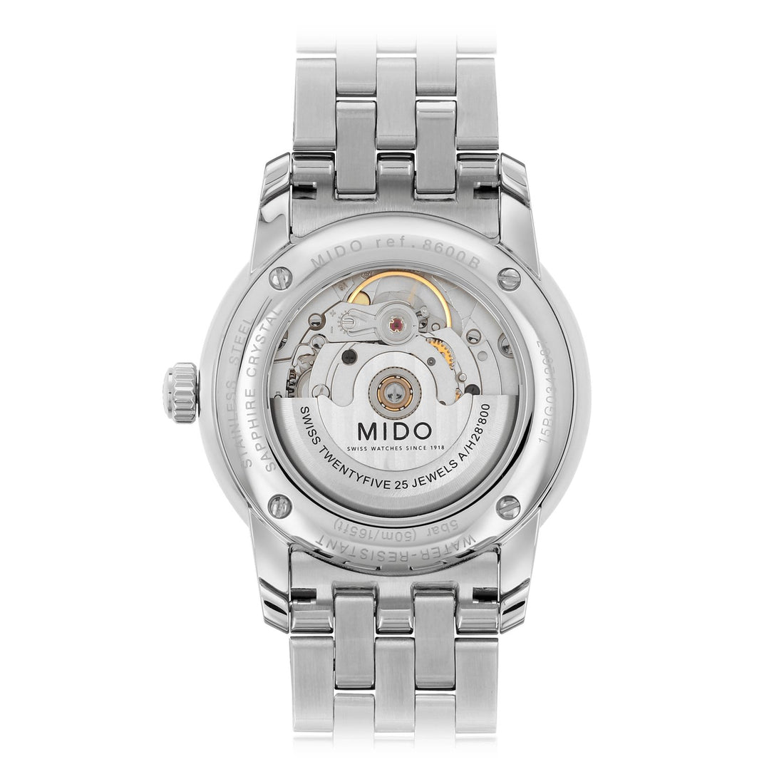 Orologio Uomo Mido Baroncelli Automatico Bianco Data M86004261