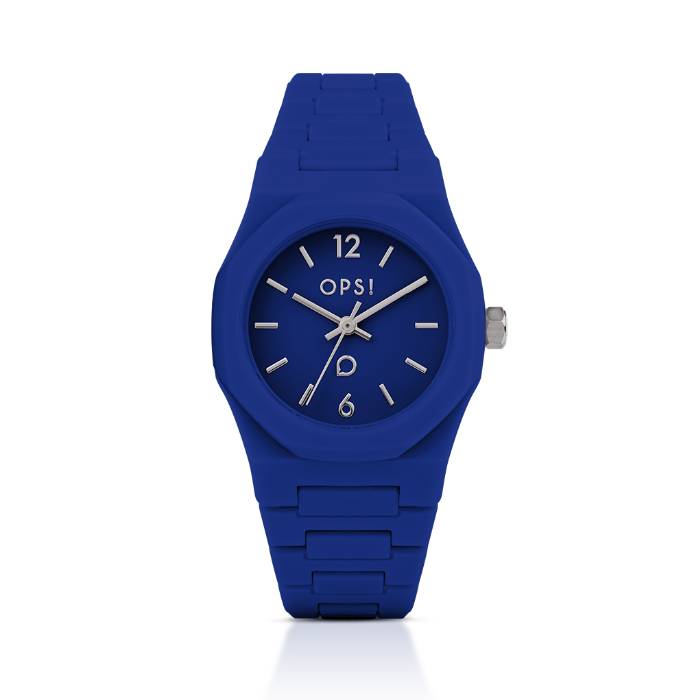 Orologio Donna Ops Mono Plastica Blu OPSPW-1177-1950