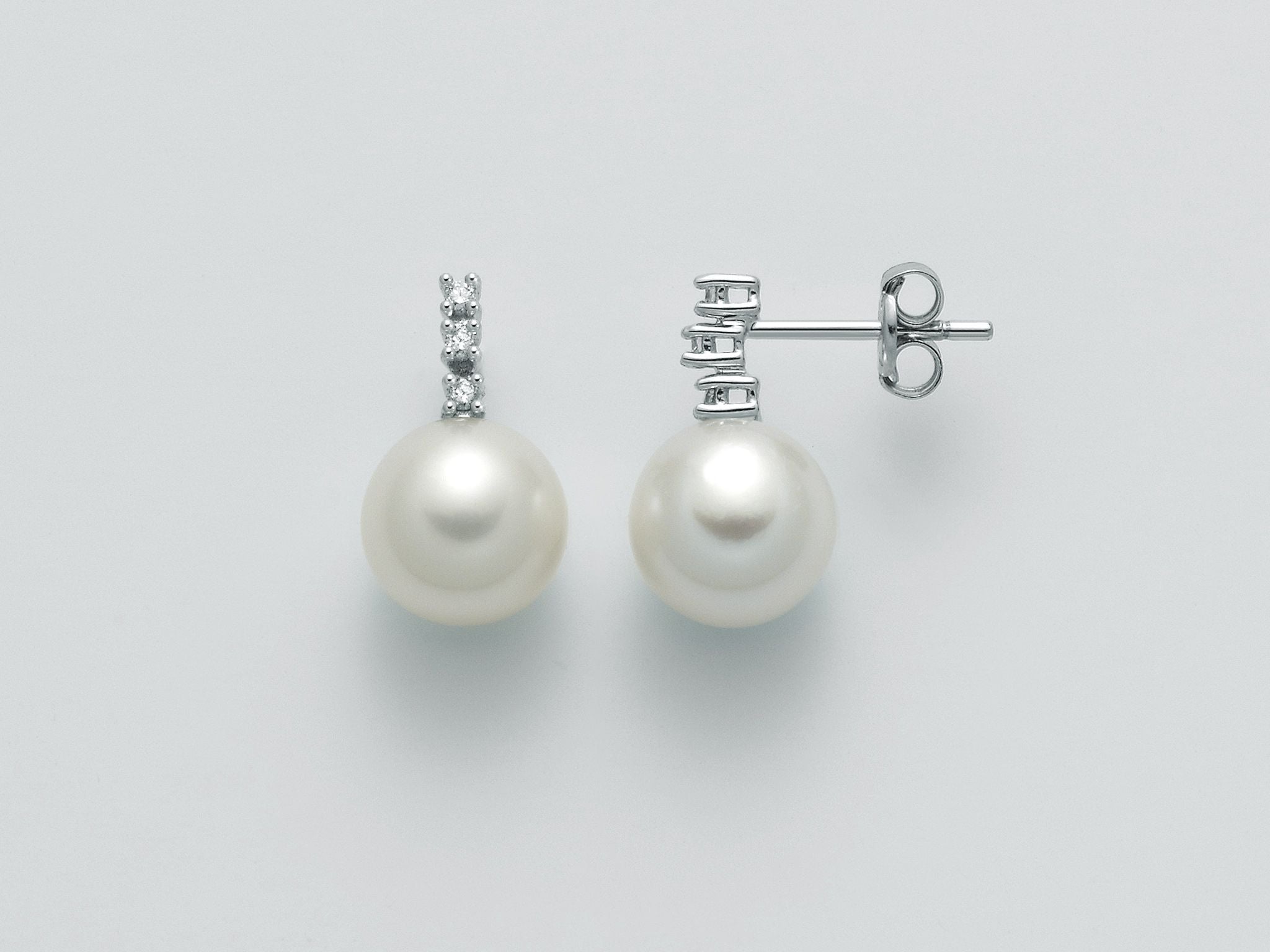Orecchini Donna  Miluna oro 750 Perla e diamante PER2313