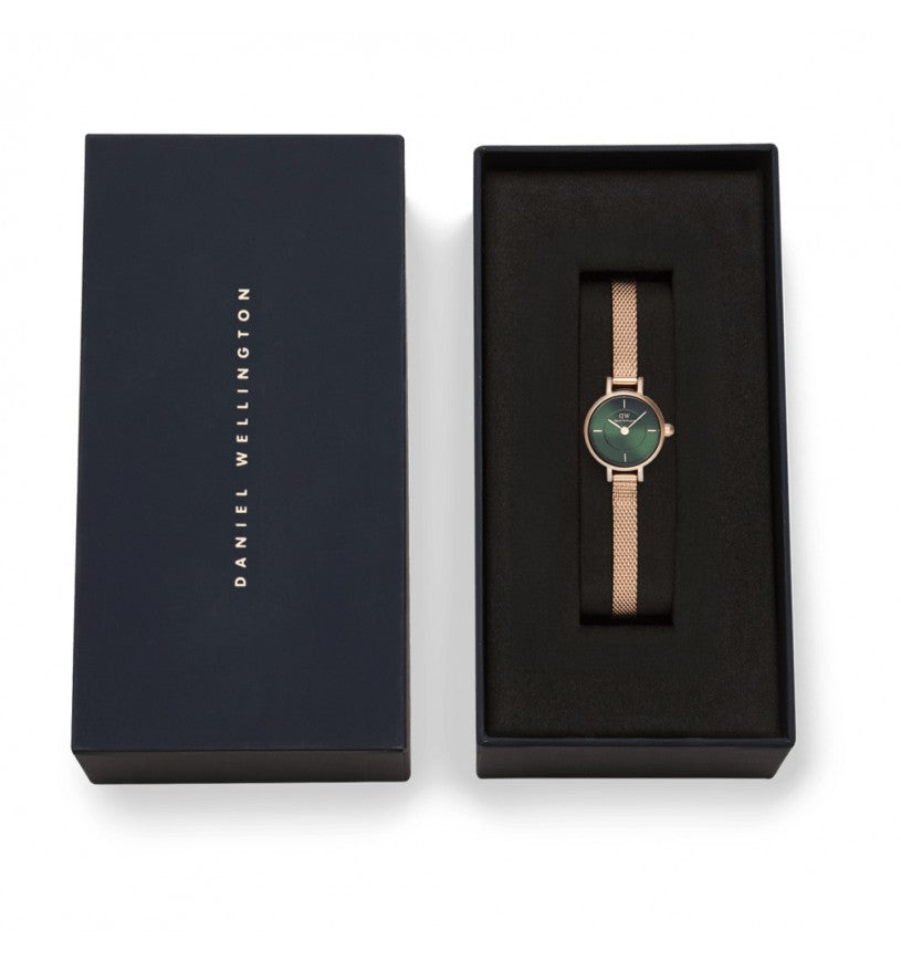 Orologio Donna Daniel Wellington Acciaio Champagne Petit Mini Melrose DW00100742