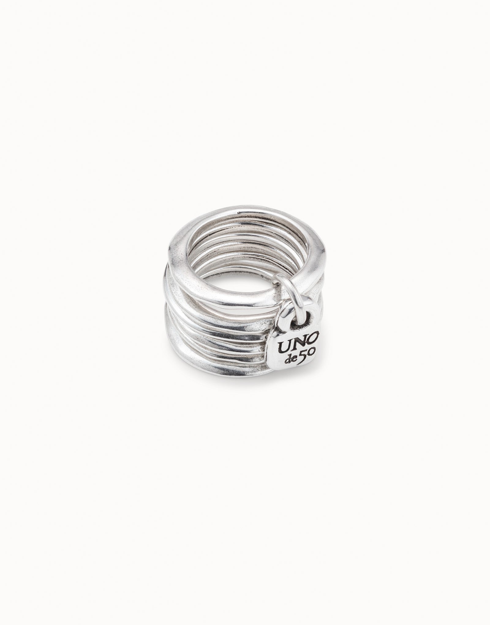 Anello Multiplo Donna Uno De 50 Argento ANI0057MET XL