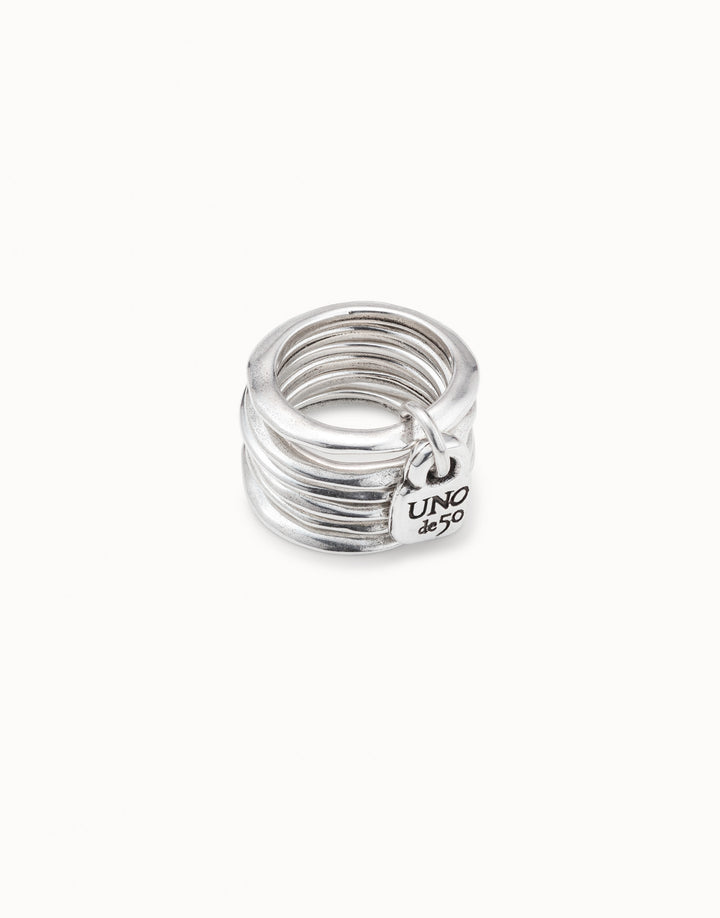 Anello Multiplo Donna Uno De 50 Argento ANI0057MET XL