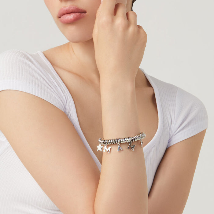 Charm Donna Giovanni Raspini Argento 925 Stella Liscia Realizzata A Mano 06575