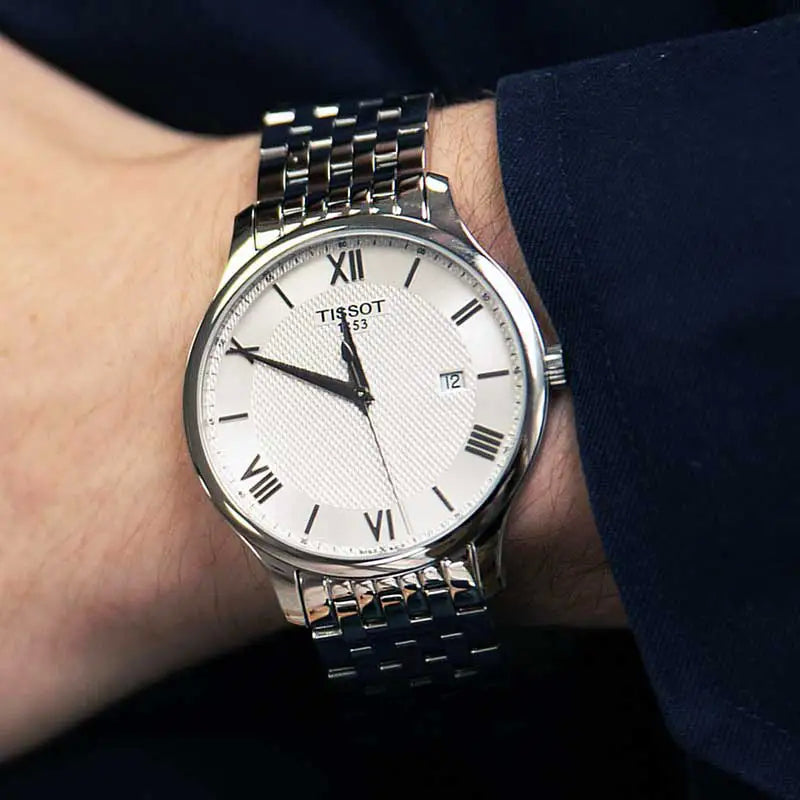 Orologio Uomo Tissot Tradition Tempo acciaio T0636101105700
