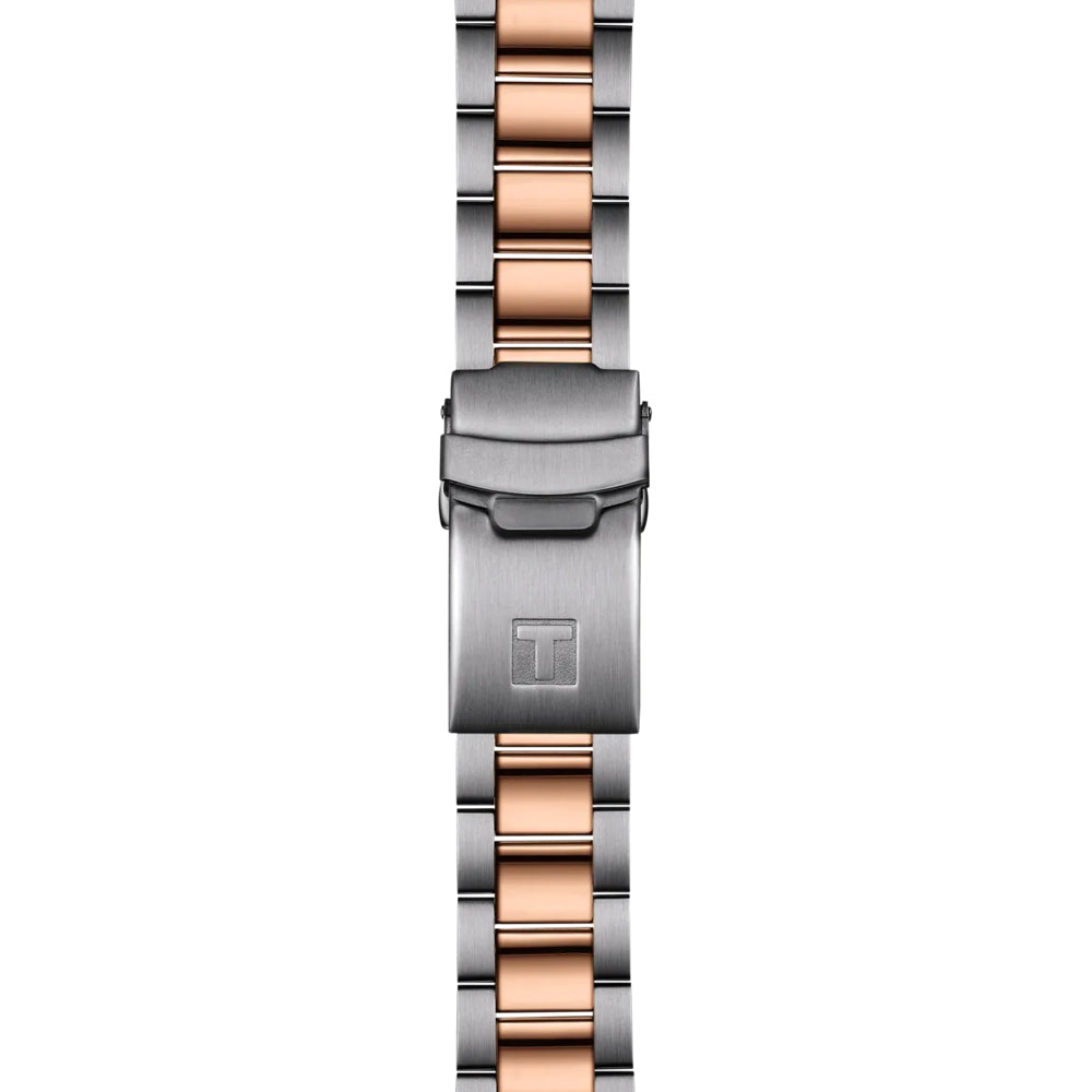 Orologio Uomo Tissot Quarzo Acciaio Rosè Seastar Nero 300 m T1204102205101