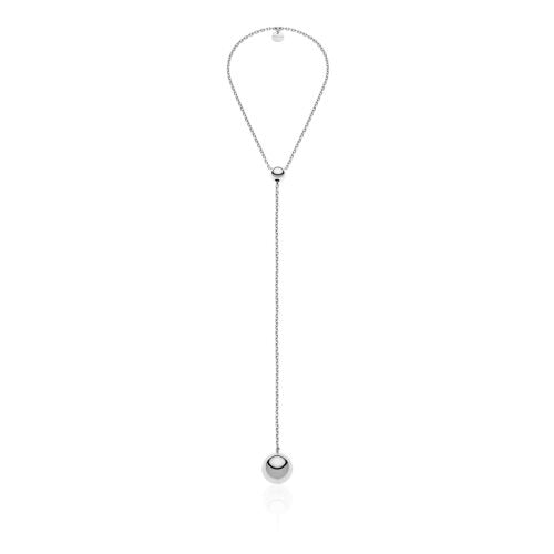 Collana Donna Unoaerre Bronzo Lucido Lunga saliscendi con Pendente a sfera 549481