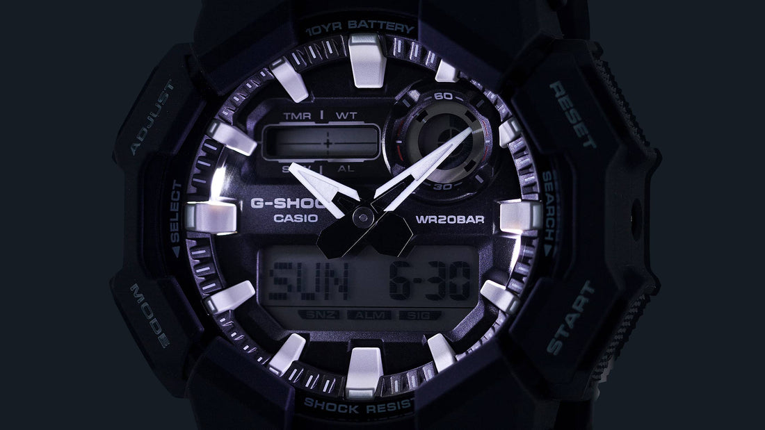 Orologio Uomo Casio G-SHOCK Nero 10 Anni Batteria GA-010-1AER