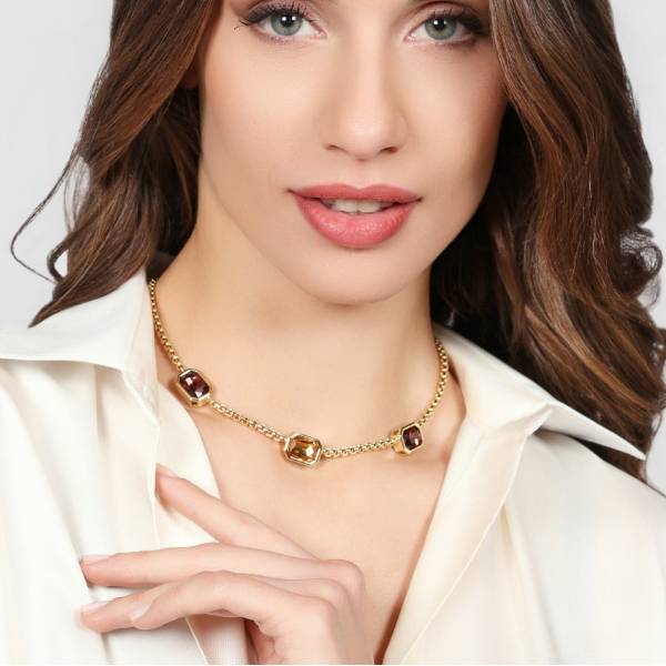 Collana Donna Unoaerre Joya Tre Cristalli 587444