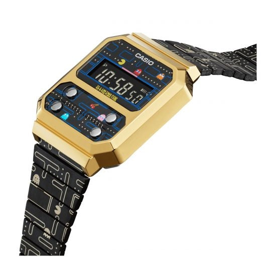 Orologio UOMO Acciaio Casio Quarzo  Digitale Vintage A100WEPC-1BER