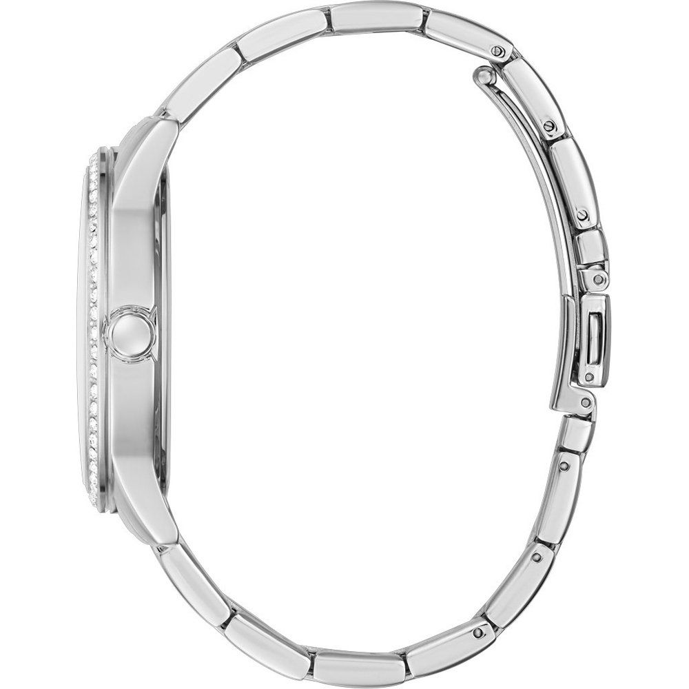 Orologio Donna Guess Quarzo Solo Tempo Acciaio Zirconi Bianchi GW0292L1