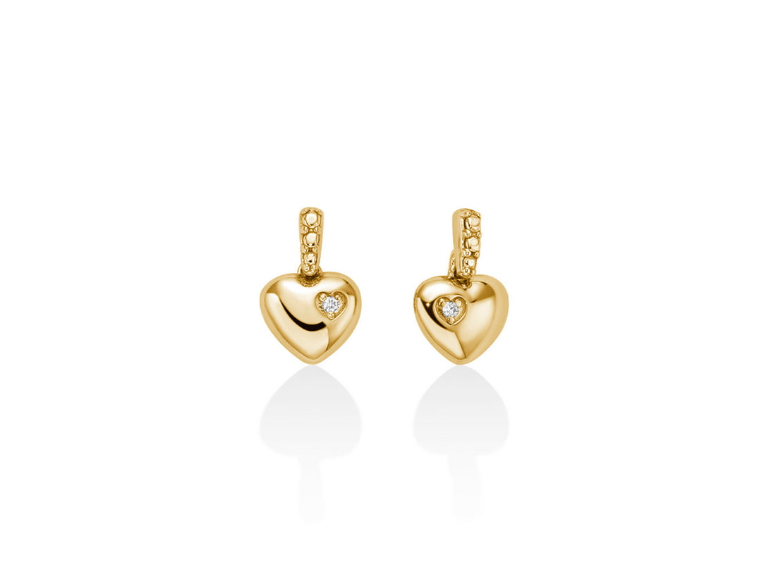 Orecchini Donna Miluna Oro Giallo 9 KT e Diamanti  ERD2804X