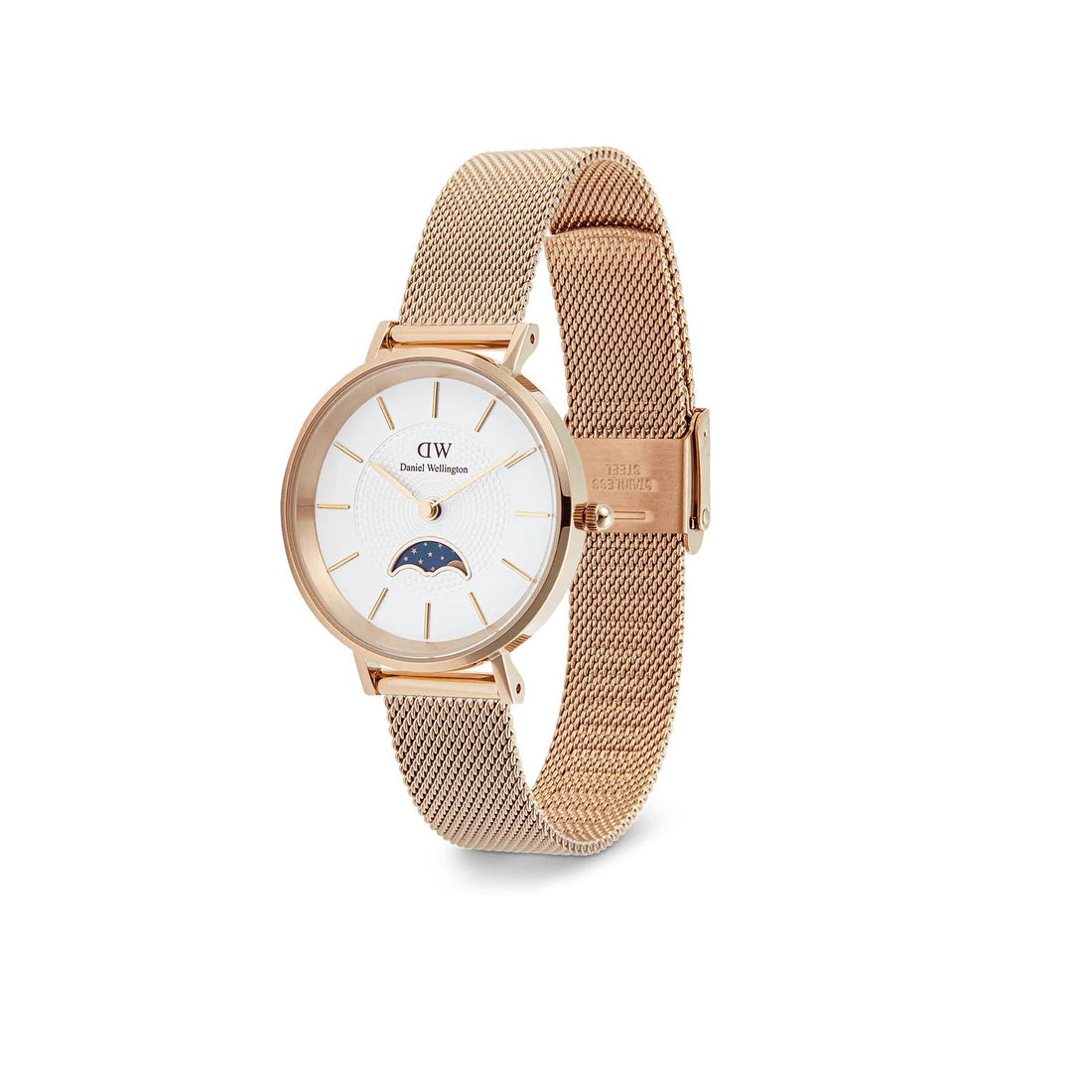 Orologio Donna Daniel Wellington Petite Lune Acciaio Rosè Fasi Lunari DW00100773