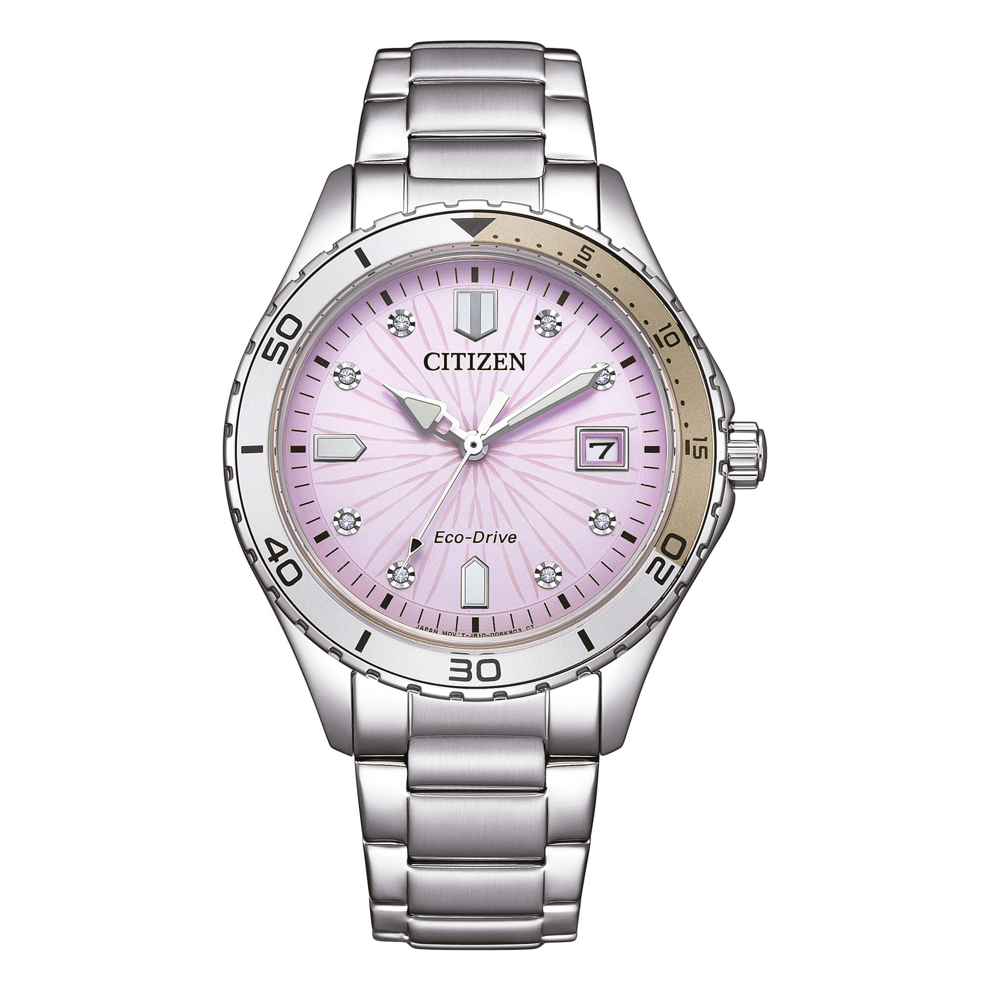 Orologio Donna Citizen Eco-Drive Acciaio Madreperla Zirconi FE6170-88X