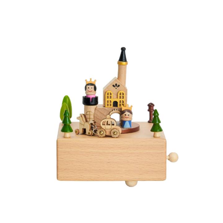 Carillon Henriette Castello Legno 11x11 cm D18735