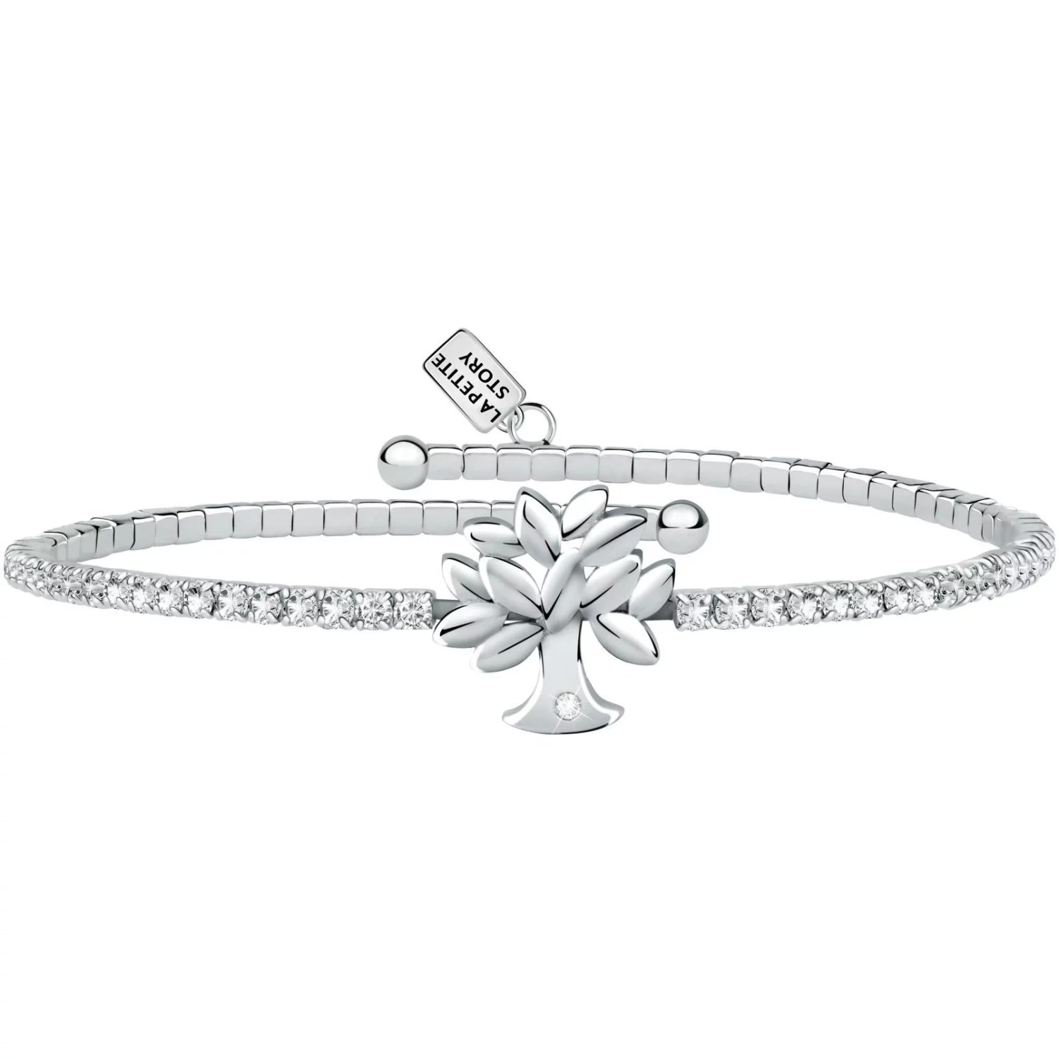 Bracciale Donna La Petite Story Ottone Con Zirconi Bianchi LPS05ASF20