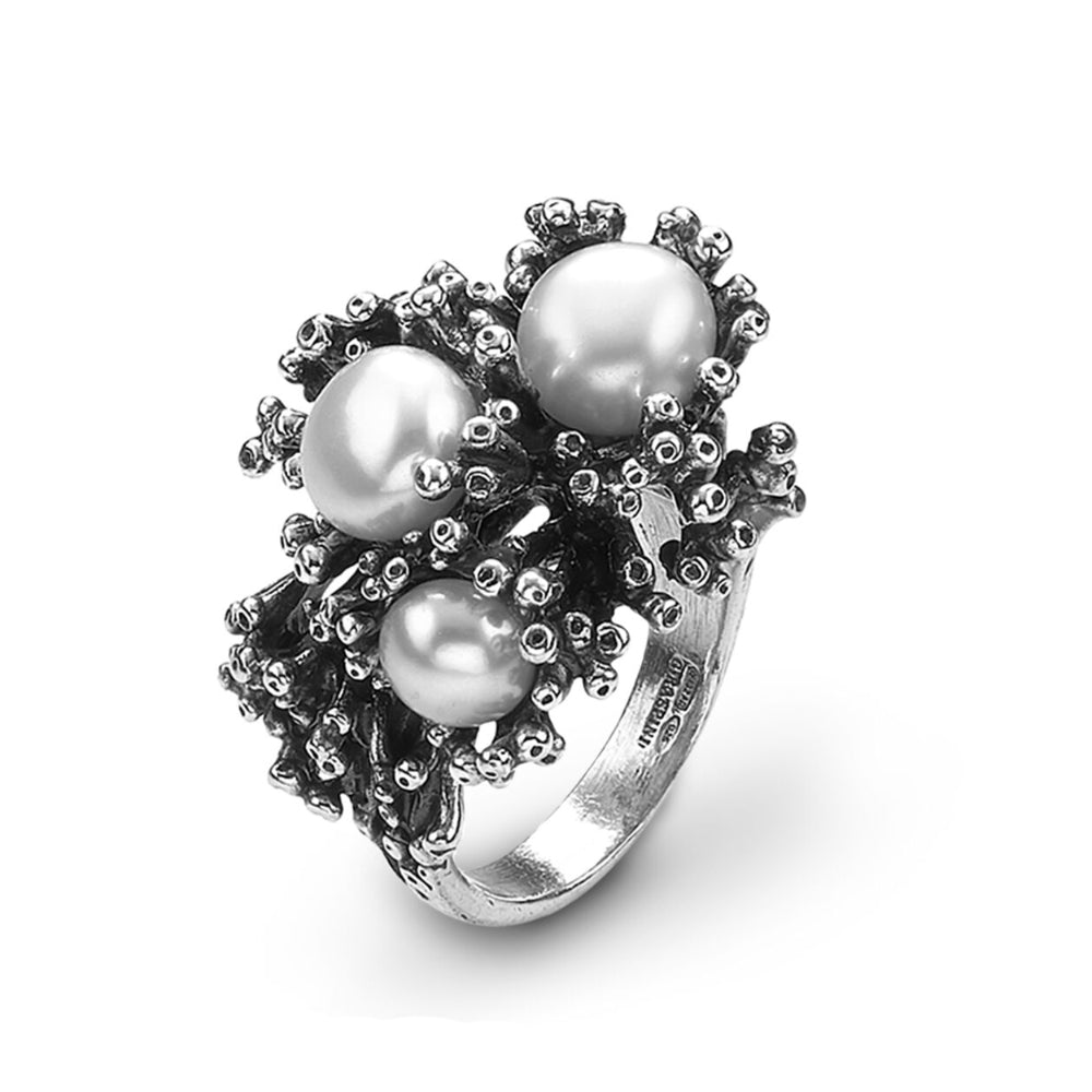 Anello Donna Giovanni Raspini Argento 925 Anemone Del Mare Grande 10562/16