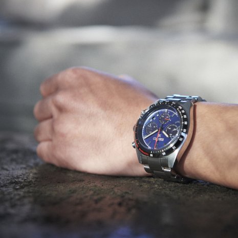 Orologio Uomo Seiko Prospex Speedtimer Carica Solare Blu SSC815P1