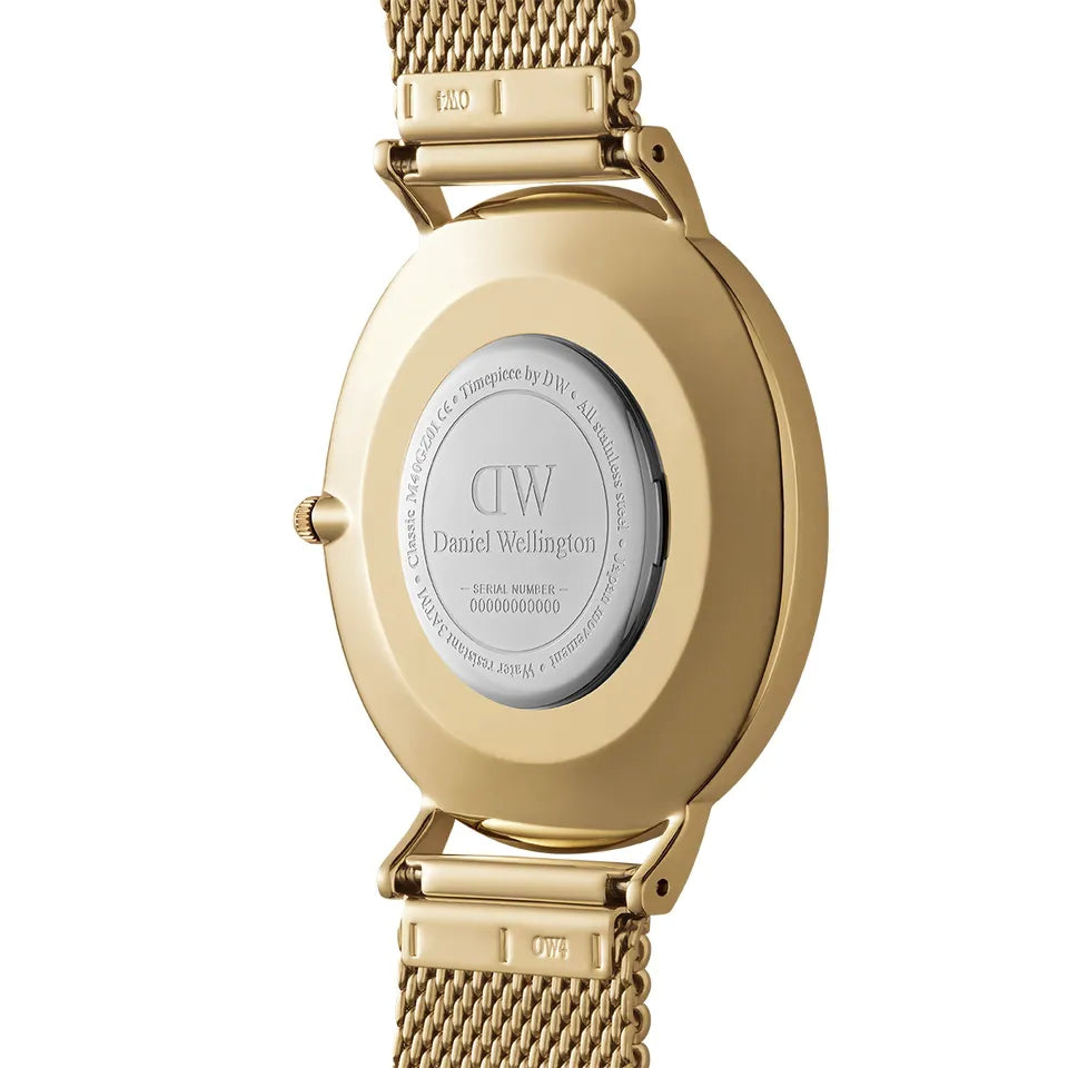 Orologio Uomo Daniel Wellington Quarzo Acciaio Dorato Onice Classic 40 mm DW00100631