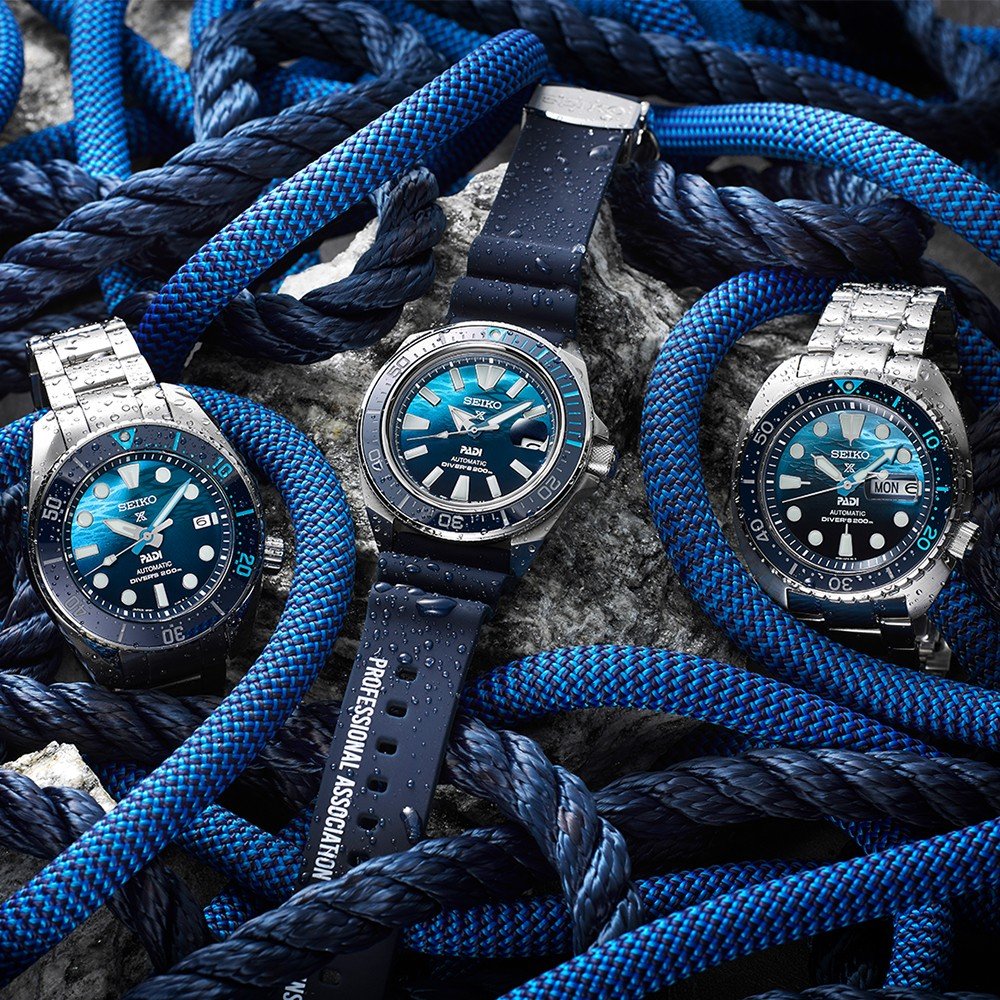 Orologio Uomo Seiko Prospex Automatico Edizione Speciale The Great Blue SRPK01K1