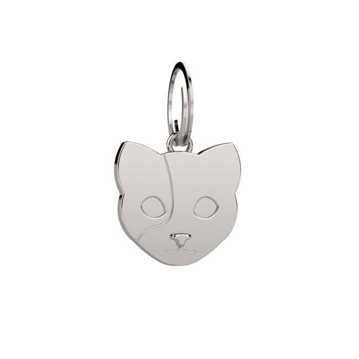 Medaglina Pets Liu Jo Acciaio Gattino Inciso Lucido LJP015