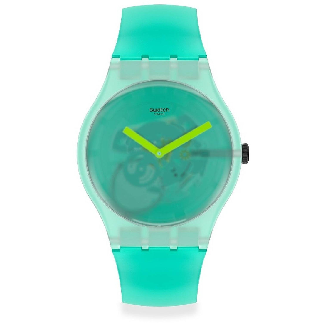 Orologio Donna Silicone Gomma Swatch Solo Tempo Quarzo Natuire Blur SUOG119