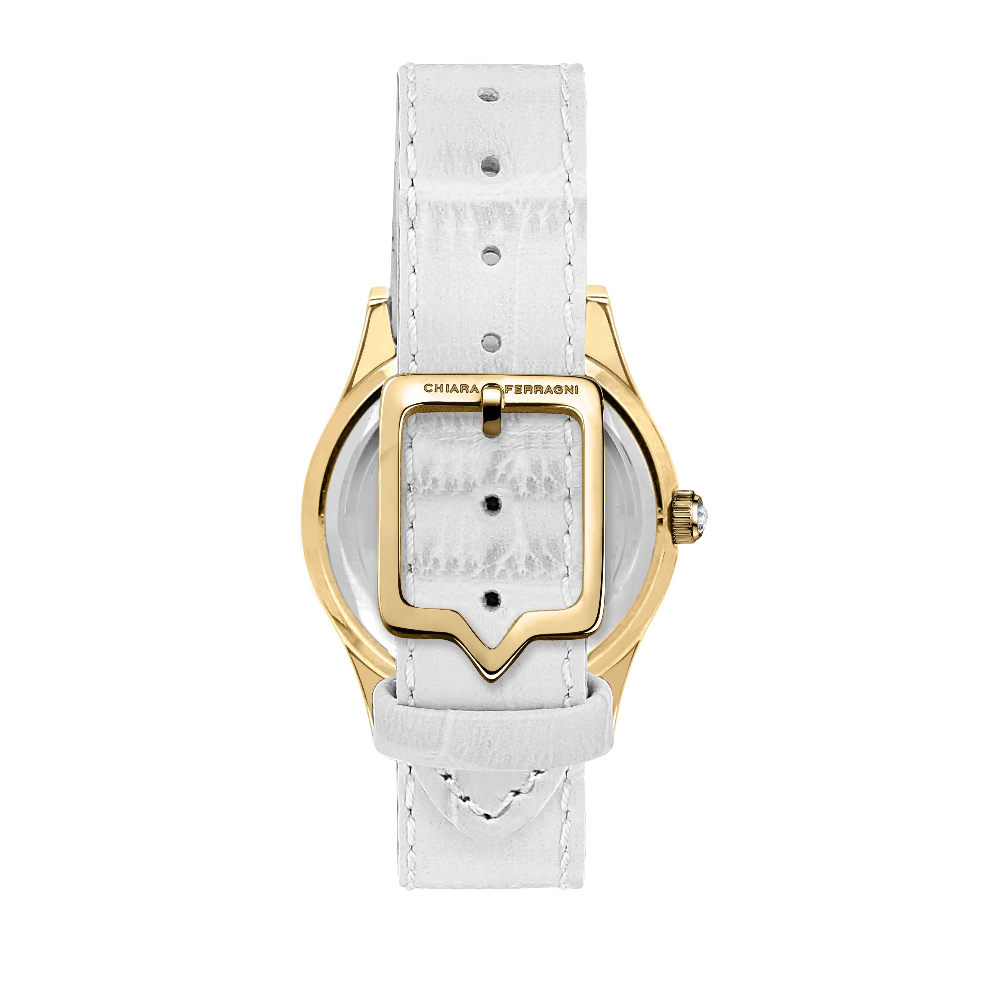 Orologio Donna Chiara Ferragni Quarzo Solo Tempo Acciaio Dorato