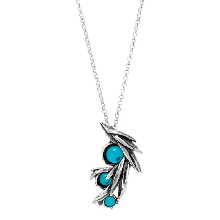 Collana Donna Giovanni Raspini Argento 925 Pendente Posidonia Madreperla Quarzo 11478
