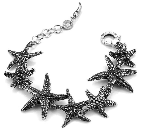 Bracciale Donna Giovanni Raspini Argento 925 Stelle Marine Semirigido 07500