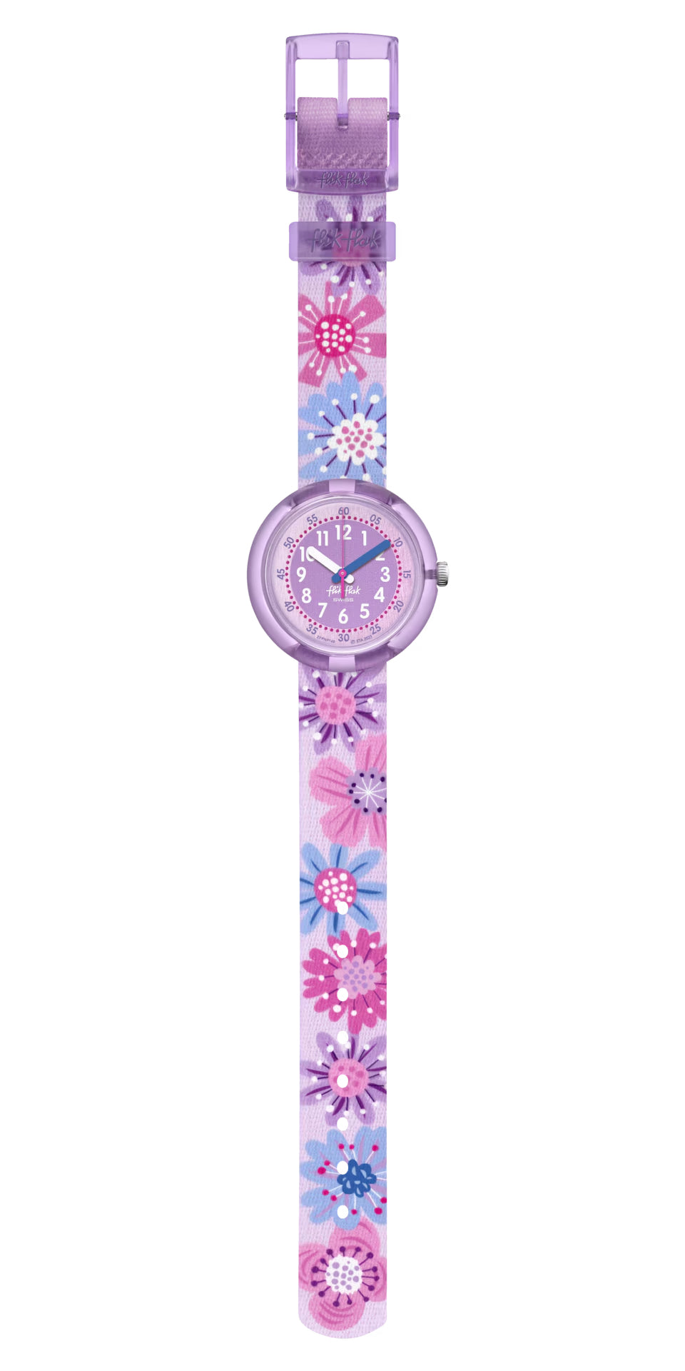 Orologio Bambina Swatch Flik Flak Flower Chaos Rosa Fiori ZFPNP149
