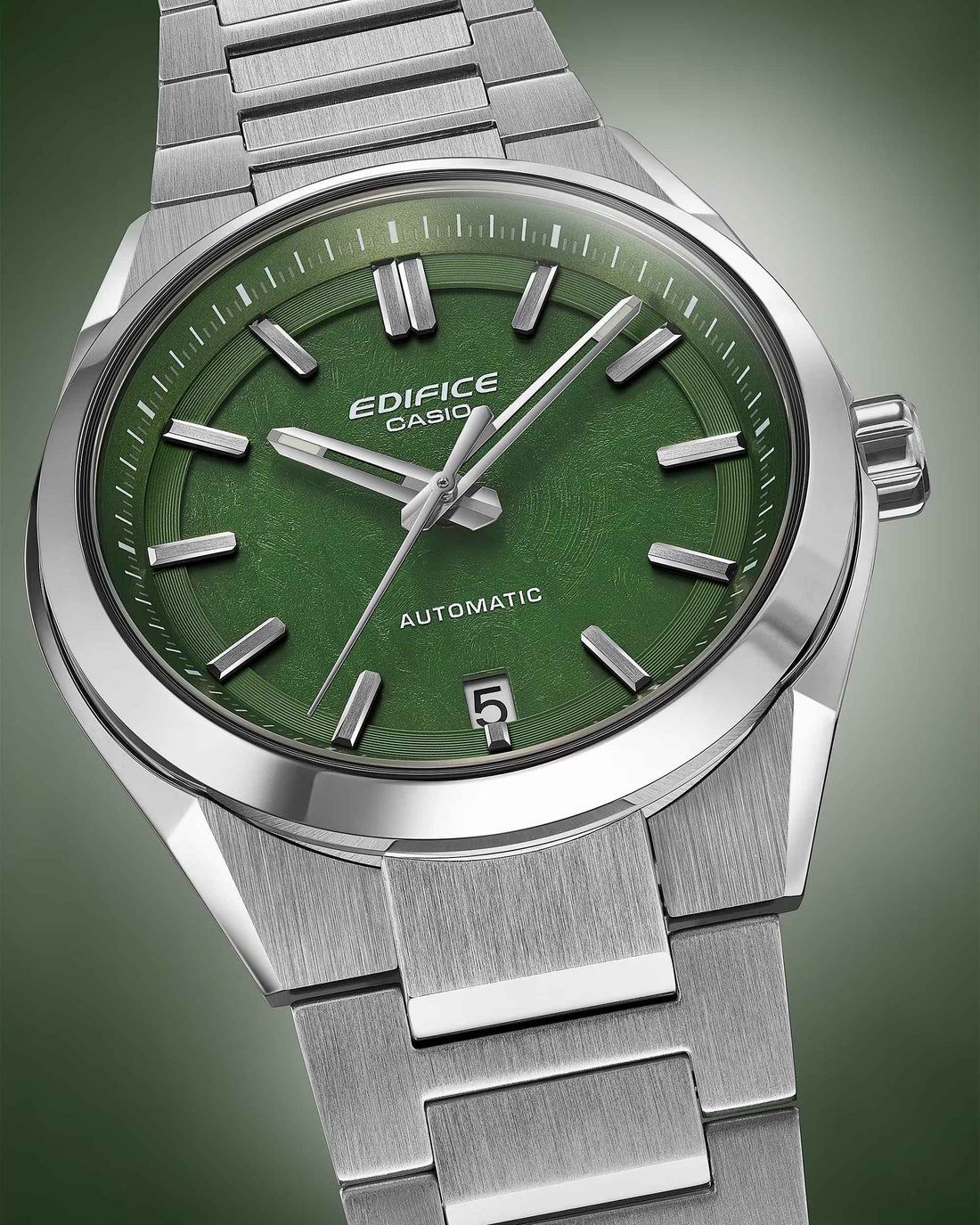 Orologio Uomo Casio Edifice Acciaio Verde Automatico EFK-100D-3AER