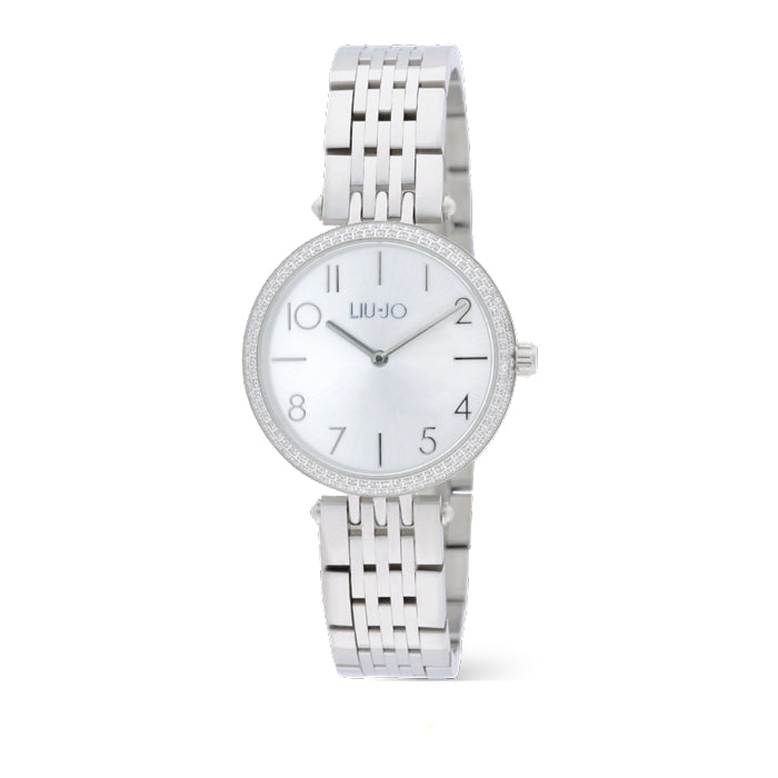 Orologio Donna Acciaio Liu Jo DELYA Argentè Zirconi TLJ2781