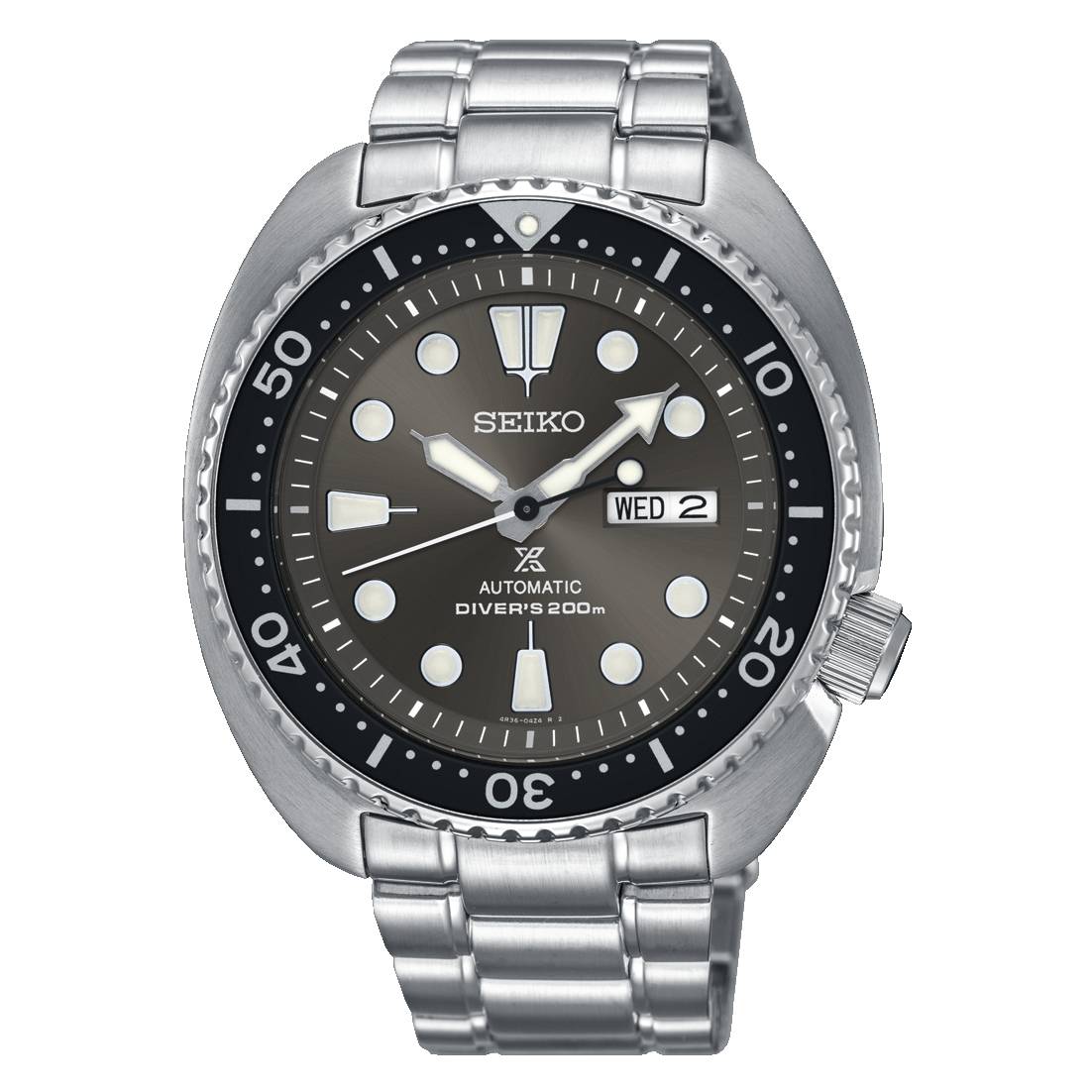 Orologio Uomo Acciaio Seiko Prospex  Automatico Doppia Data ghiera Nera