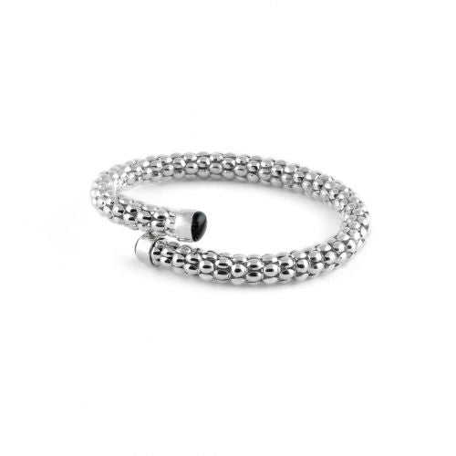 Bracciale Donna Unoaerre Bronzo Argentato Maglia Semirigida 460243