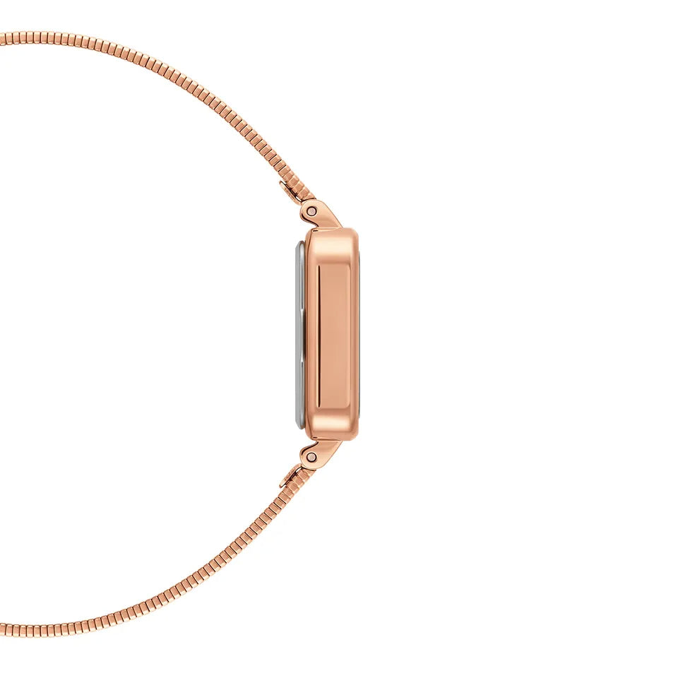 Orologio Donna Daniel Wellington Quadro Acciaio Rosè 22 x 22 mm Verde DW00100520