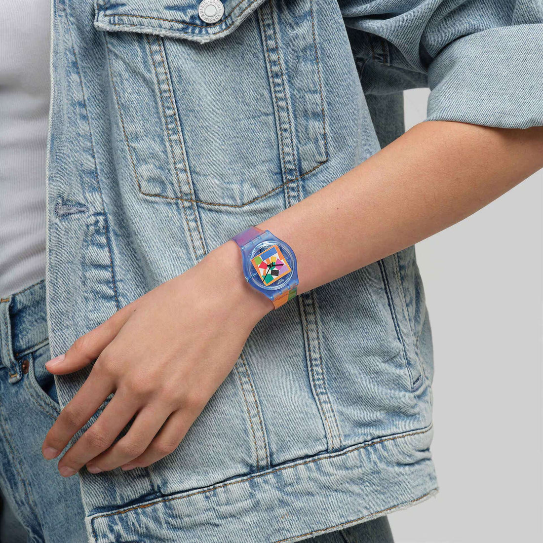 Orologio Unisex Swatch Matisse'S Snail Arcobaleno SO28Z127