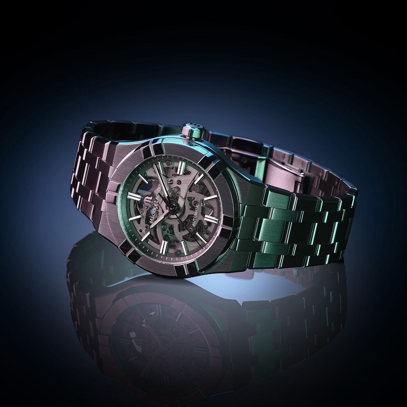 Orologio Uomo Maurice Lacroix Aikon Skeleton Automatico AI6007-SS002-030-1