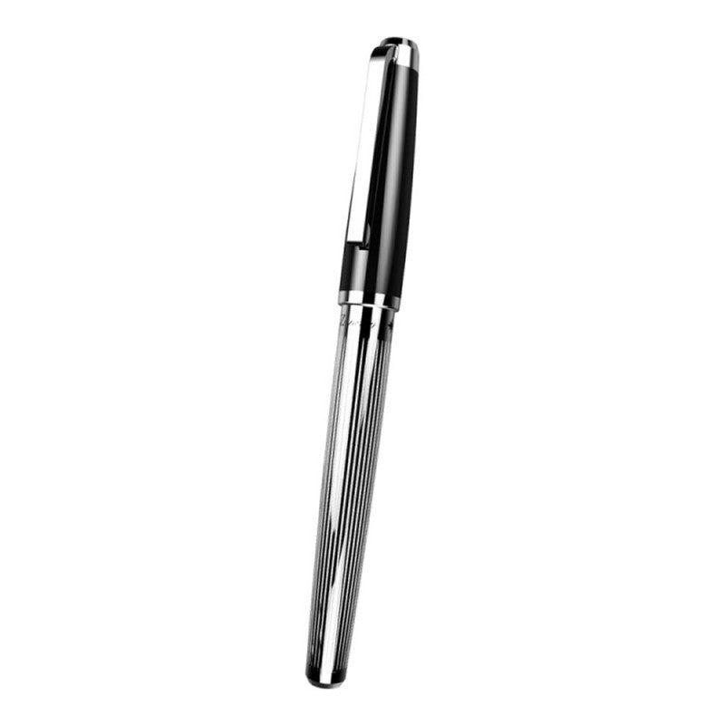 Penna Uomo Sfera Zancan Acciaio Lucido Nero HPN033