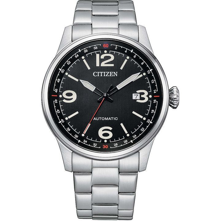 Orologio Uomo Acciaio CITIZEN 41mm Automatico Solo Tempo data NJ0160-87E