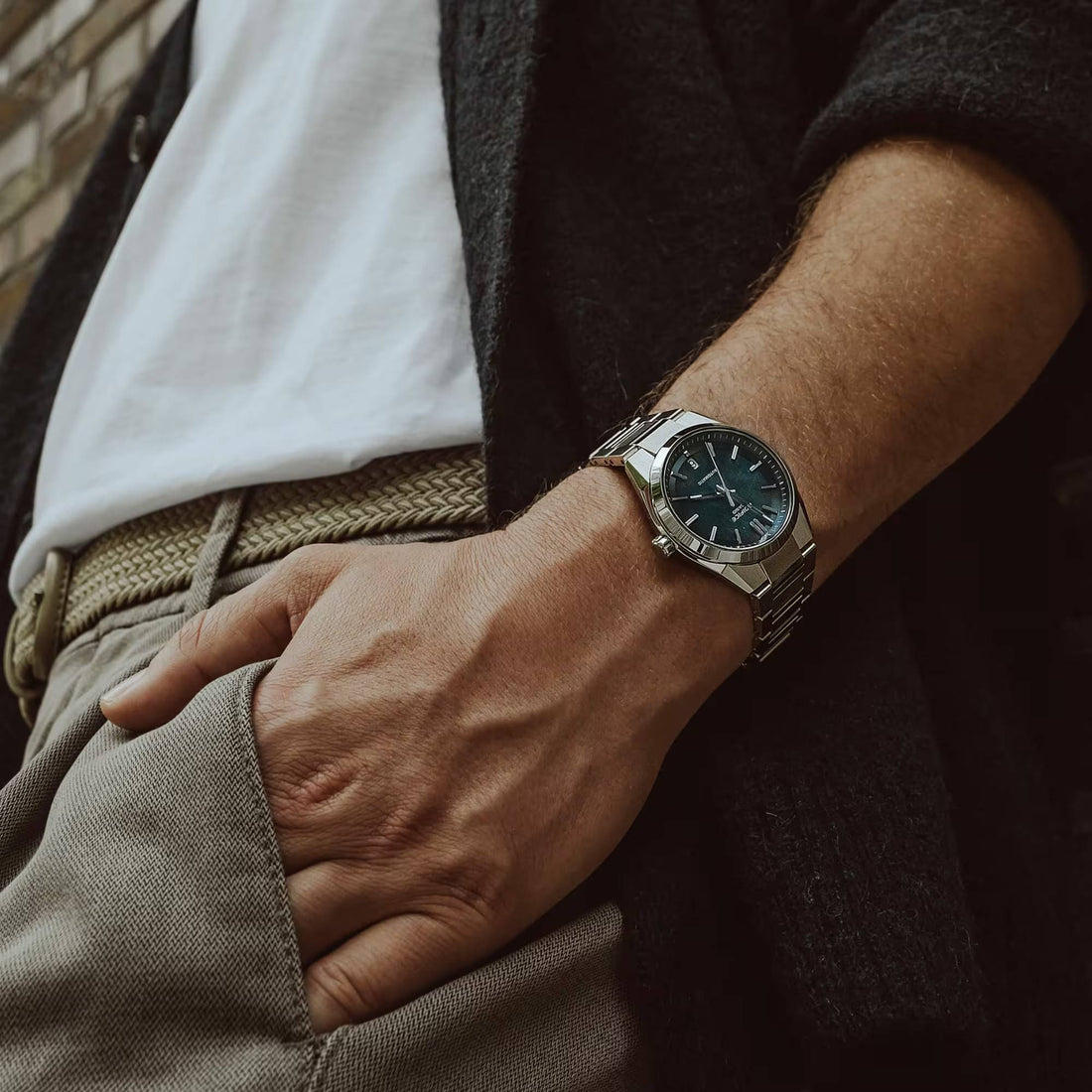 Orologio Uomo Casio Edifice Acciaio Blu Automatico EFK-100D-2AER
