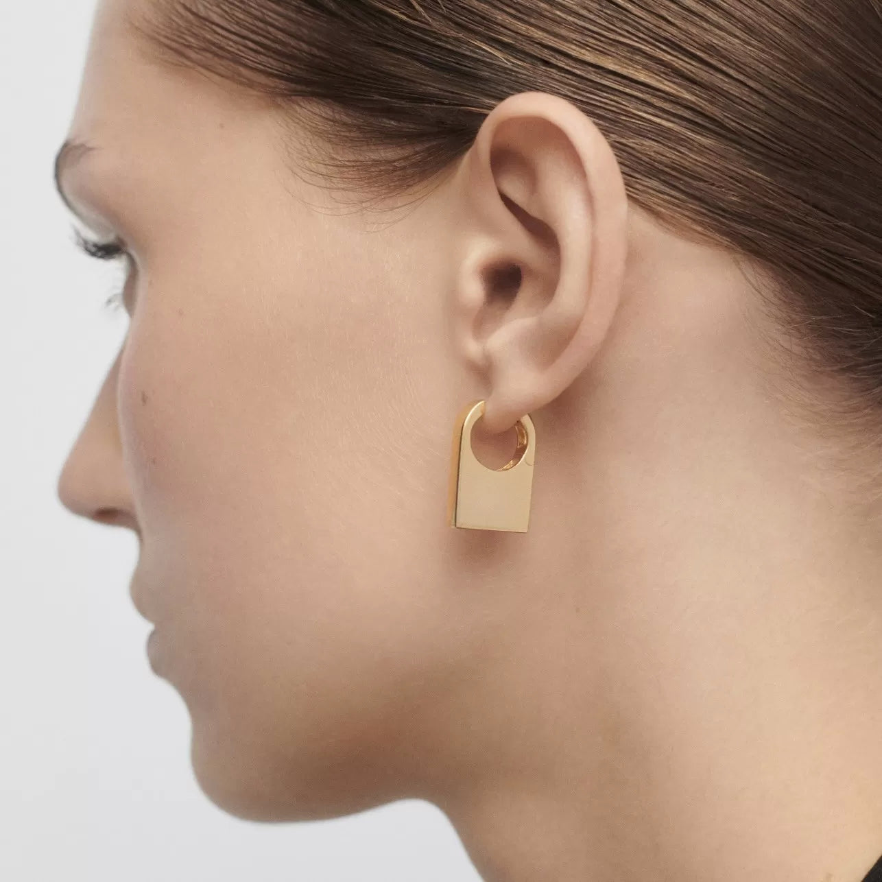 Orecchini Donna PDPaola Argento Dorata 925 Cerchi Boucles d'oreilles Chicago AR01-C33-U